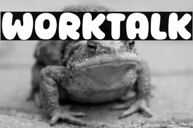 Worktalk Шрифта examples