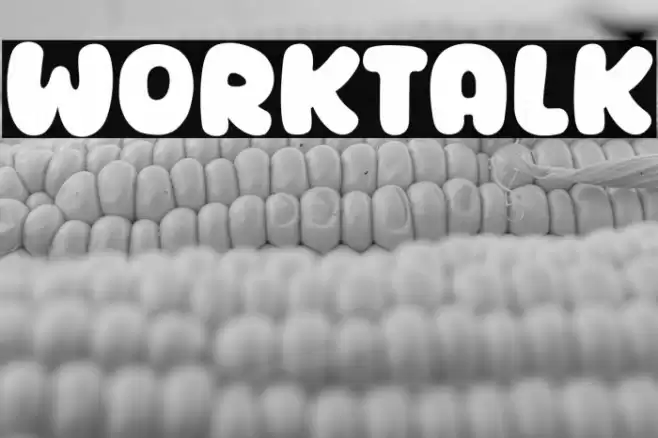 Worktalk Шрифта examples