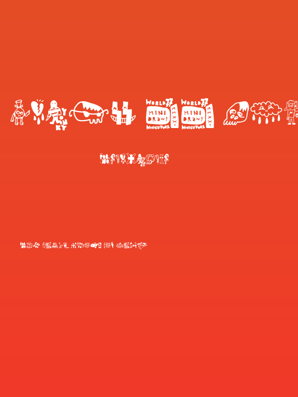 World 77 mini draws Poster