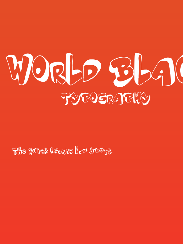World Black Shadow Poster
