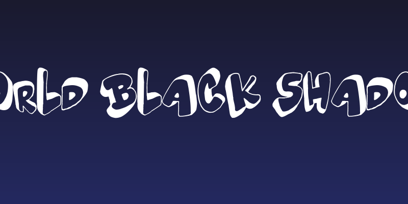 World Black Shadow Social Header