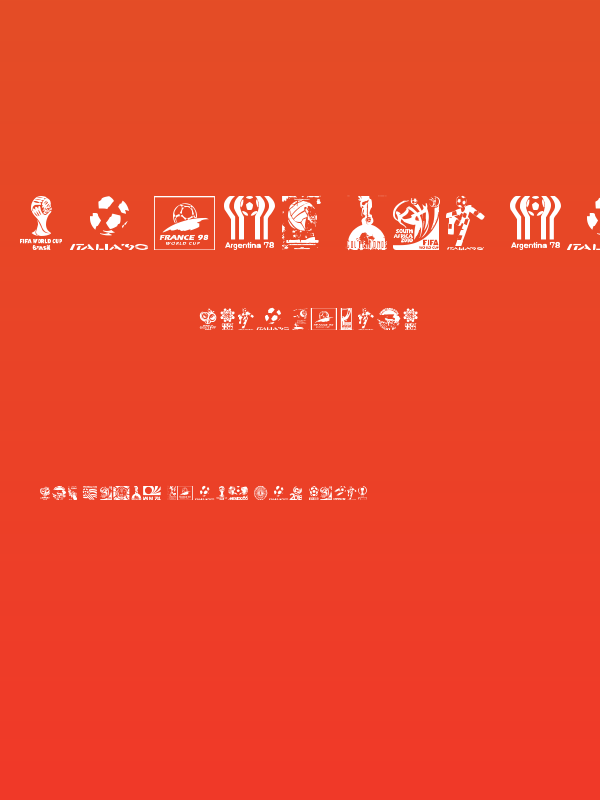 World Cup logos Poster