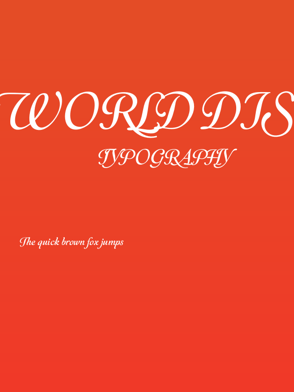 World Discovery One PERSONAL Regular Poster