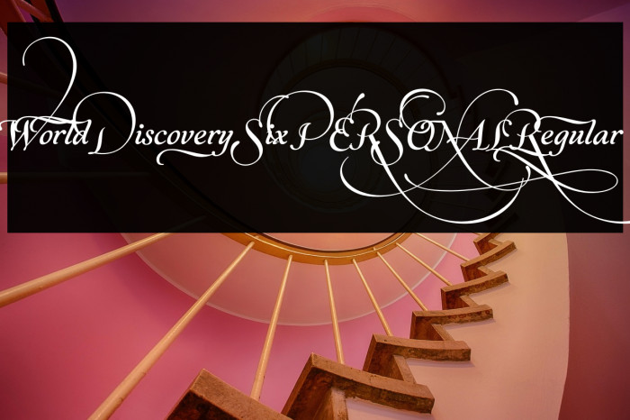 World Discovery Six PERSONAL Regular Example 3