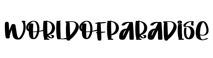 World Of Paradise  font caratteri gratis