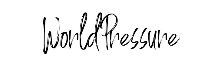 World Pressure  Fuentes Gratis Descargar