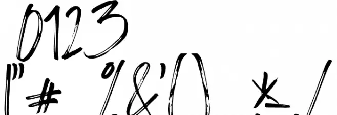 World Pressure Font OTHER CHARS