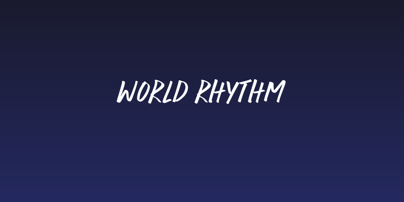 World Rhythm Social Header