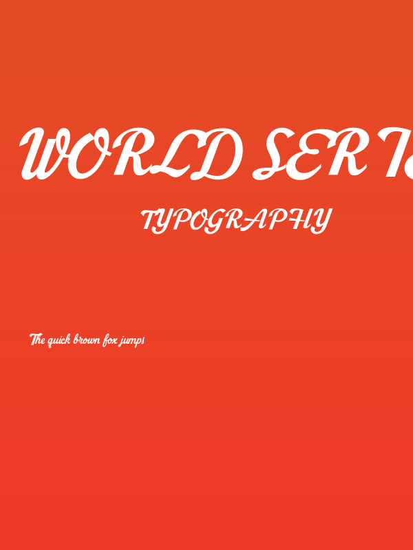 World Series PERSONAL USE ONLY PERSONAL USE ONLY Poster