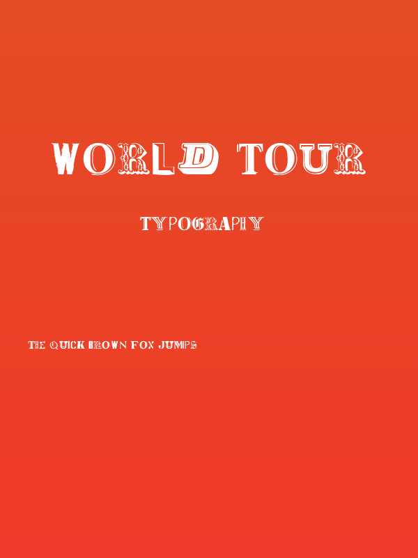 World Tour Poster