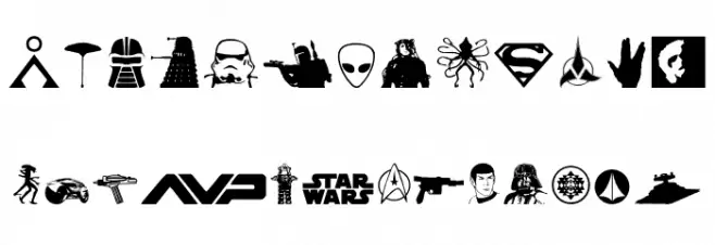 World of SciFi Fuentes MINÚSCULAS