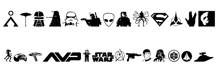 World of SciFi Font LOWERCASE