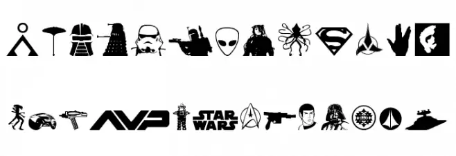 World of SciFi Fuentes MINÚSCULAS