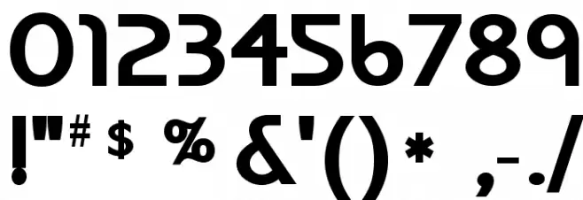 World of Water Font OTHER CHARS