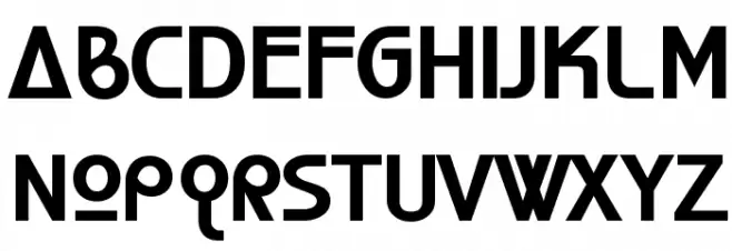 World of Water Font UPPERCASE