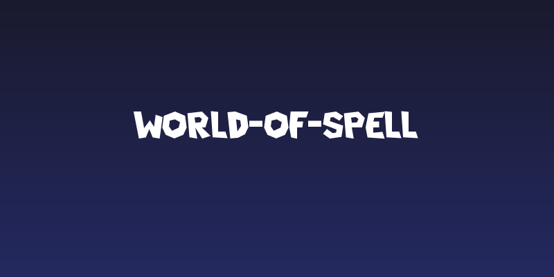 World-of-spell Social Header
