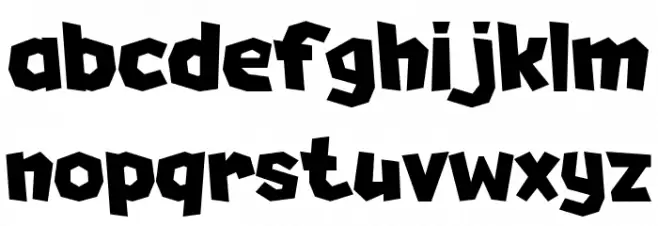 World-of-spell Schriftart Kleinbuchstaben