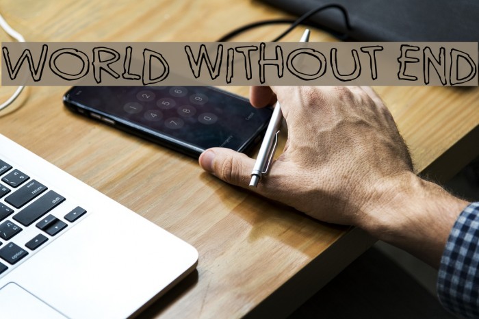 World without end フォント examples