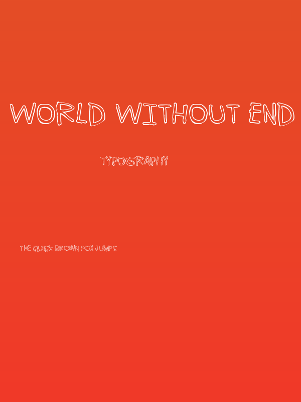World without end Poster