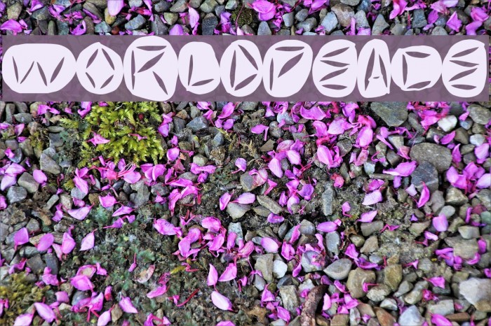 WorldPeace Font examples