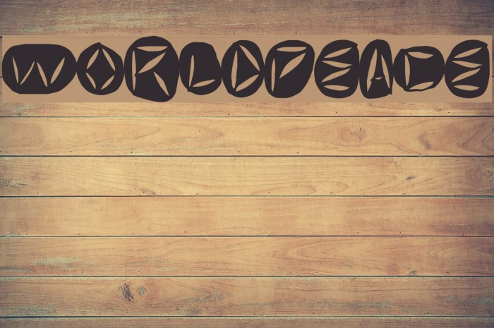 WorldPeace Font examples