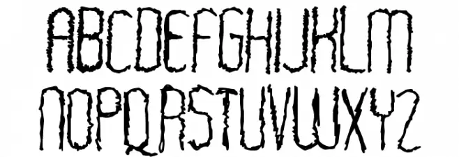 WorldShocker フォント 大文字