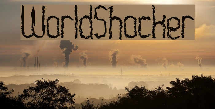 WorldShocker Font examples