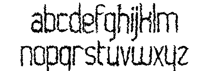 WorldShocker Font LOWERCASE