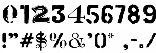 WorldTour Font OTHER CHARS