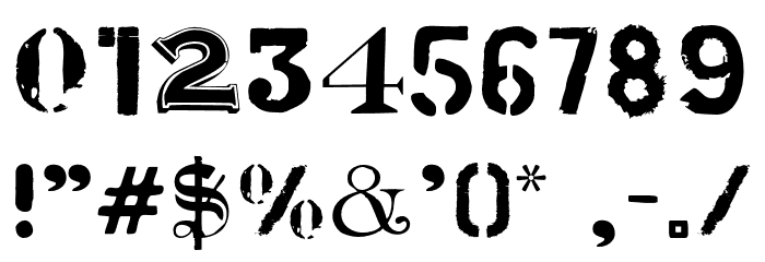WorldTour Font OTHER CHARS