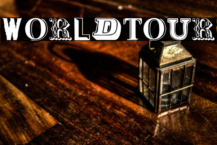 WorldTour Font examples