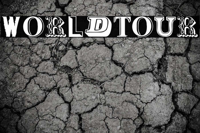 WorldTour Font examples
