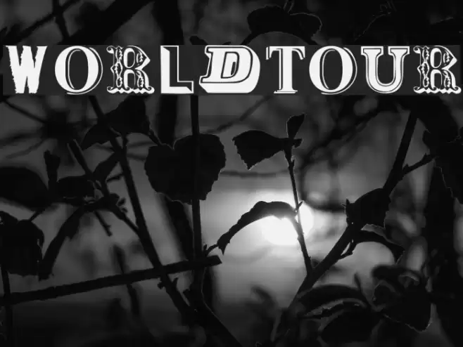 WorldTour Font examples