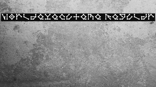 Worldexecuteme Regular Font examples