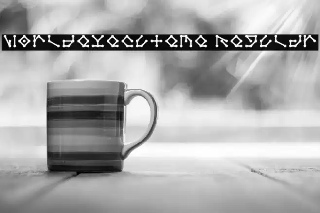 Worldexecuteme Regular Font examples