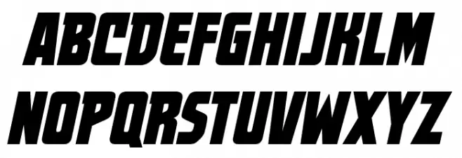 WorldsAtWar BB Italic Fonte MAIÚSCULAS