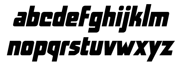 WorldsAtWar BB Italic Font LOWERCASE
