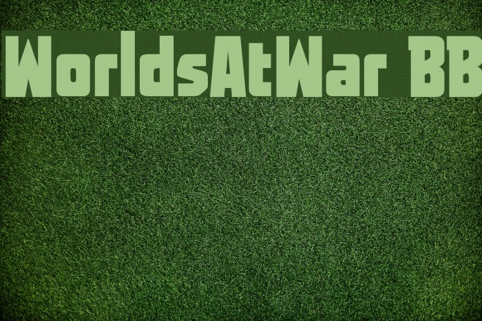 WorldsAtWar BB Font examples