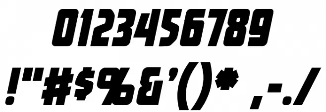 WorldsAtWarBB-Italic Font OTHER CHARS
