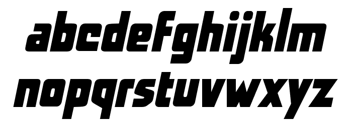 WorldsAtWarBB-Italic Font LOWERCASE