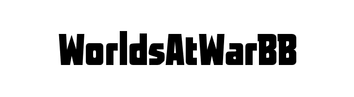 WorldsAtWarBB Font