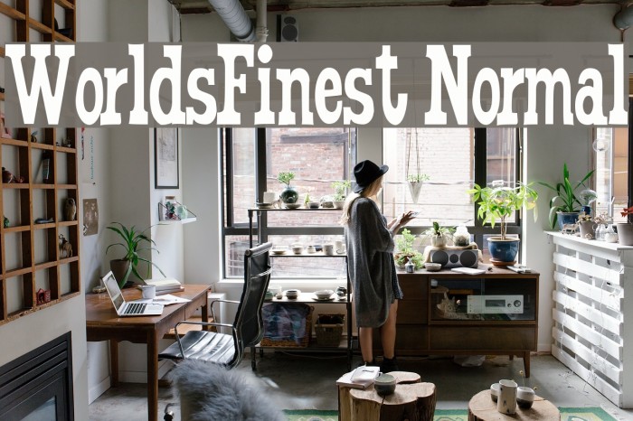 WorldsFinest Normal Font examples