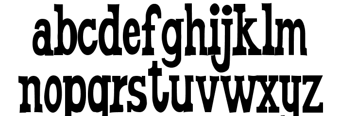 WorldsFinest Normal Font LOWERCASE