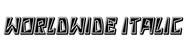 Worldwide Italic  لخطوط تنزيل