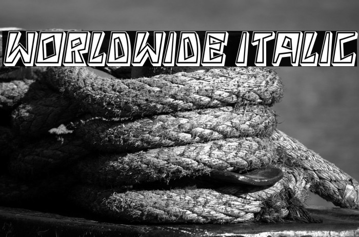 Worldwide Italic Example 2