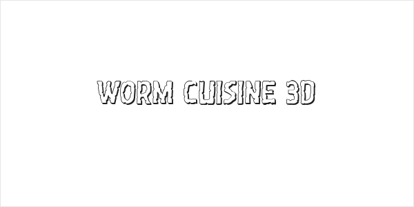 Worm Cuisine 3D Logo