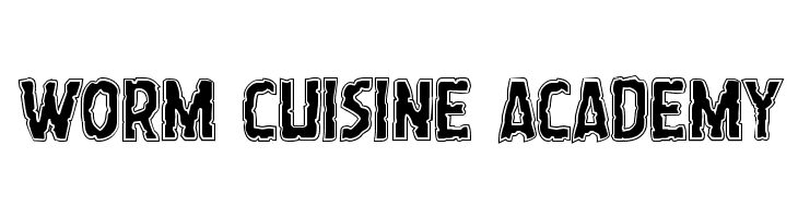 Worm Cuisine Academy Font