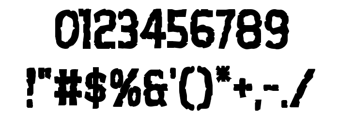 Worm Cuisine Bold Font OTHER CHARS