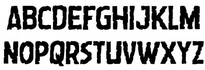 Worm Cuisine Bold Schriftart Groß