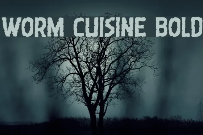 Worm Cuisine Bold Example 2